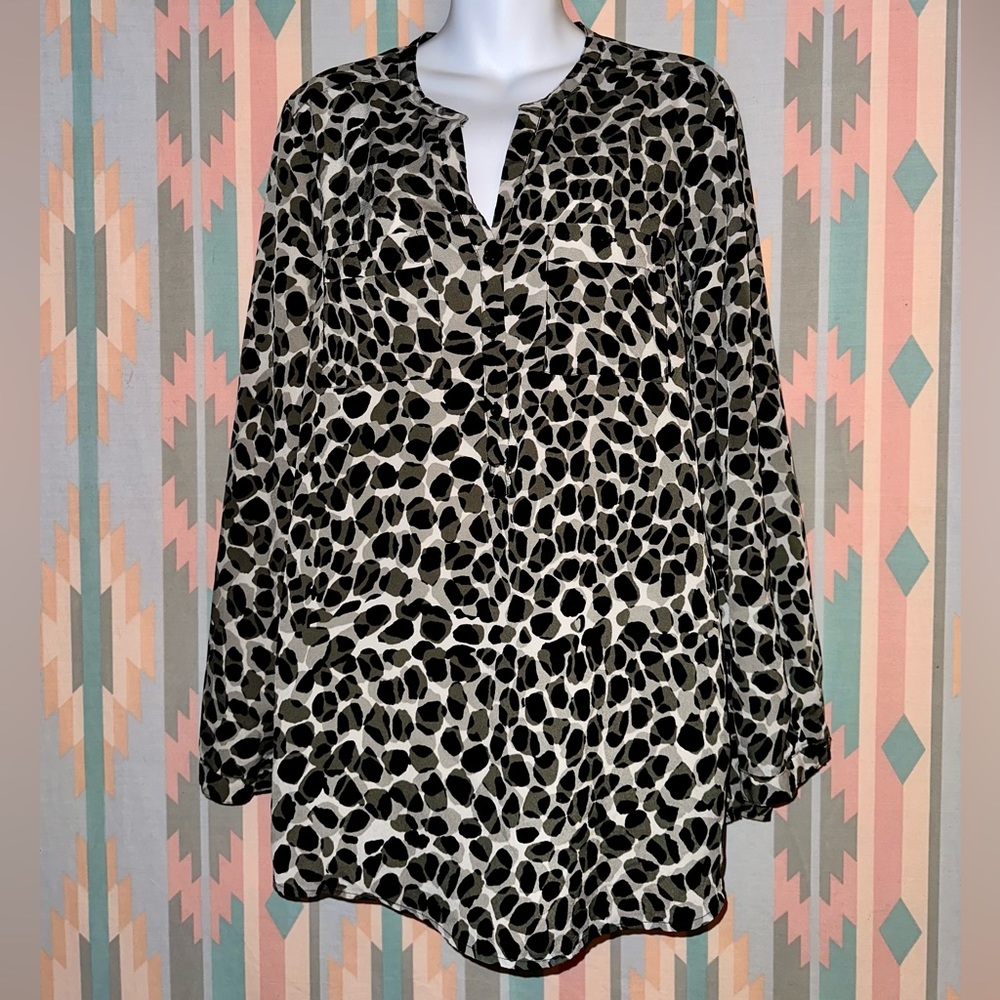 Calvin Klein Long Sleeve Blouse
